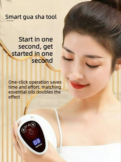 Electric Scraping Massage Cupping Massager Suction Cup Heating Suction Cup Heating Anti-Cellulite Beauty Device Cupping Device