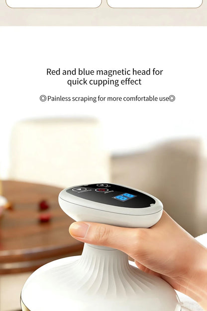 Electric Scraping Massage Cupping Massager Suction Cup Heating Suction Cup Heating Anti-Cellulite Beauty Device Cupping Device