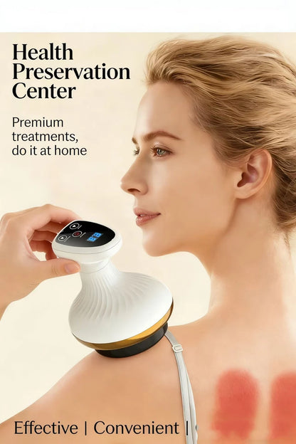Electric Scraping Massage Cupping Massager Suction Cup Heating Suction Cup Heating Anti-Cellulite Beauty Device Cupping Device