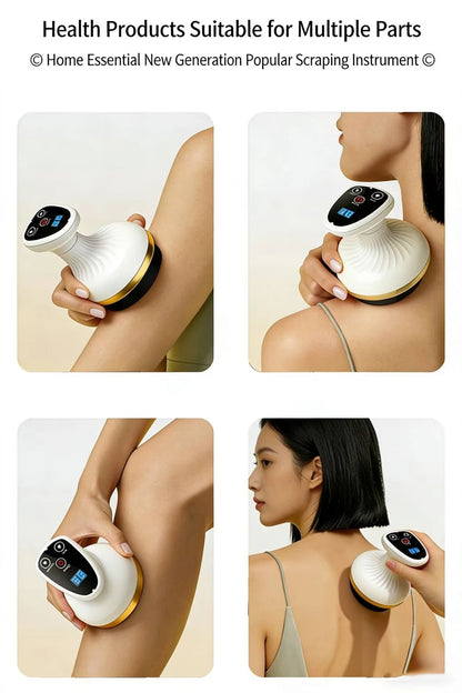 Electric Scraping Massage Cupping Massager Suction Cup Heating Suction Cup Heating Anti-Cellulite Beauty Device Cupping Device