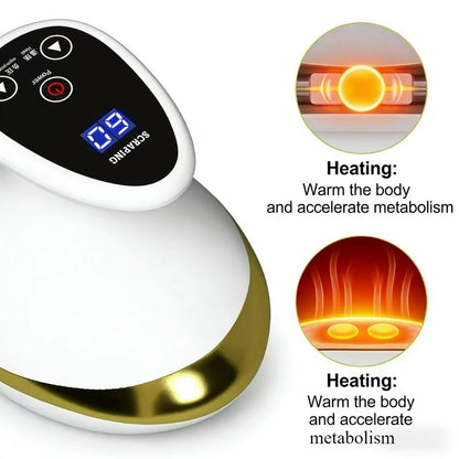 Electric Scraping Massage Cupping Massager Suction Cup Heating Suction Cup Heating Anti-Cellulite Beauty Device Cupping Device