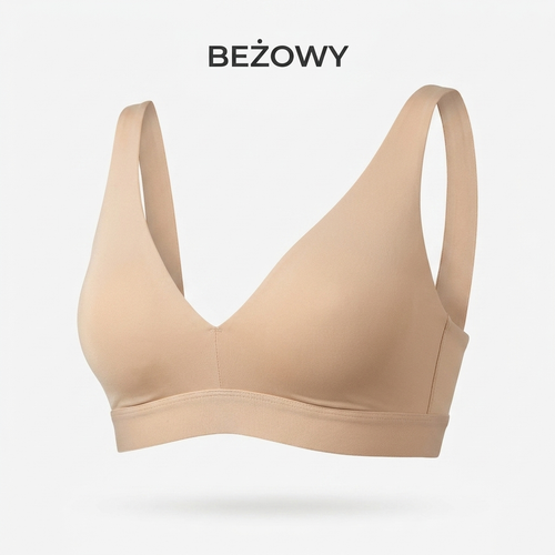 Żelowy Biustonosz Push-Up Bezszwowy Skinva