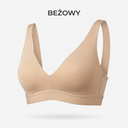 Żelowy Biustonosz Push-Up Bezszwowy Skinva